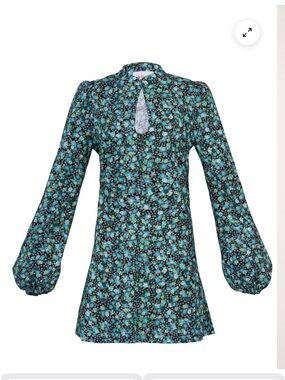 Azucena Dress in Jazmin Print - De Loreta
